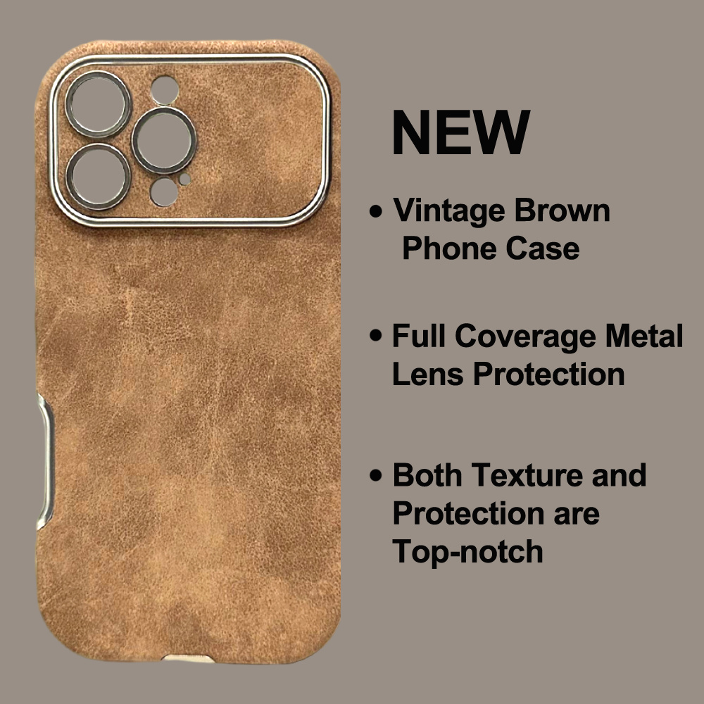 TEMU Phone Case - Wholesale Price From Factory For The Large Window Faux Leather Case Suitable For Iphone 17, 17 Air, 17 Pro, And Compatible With For