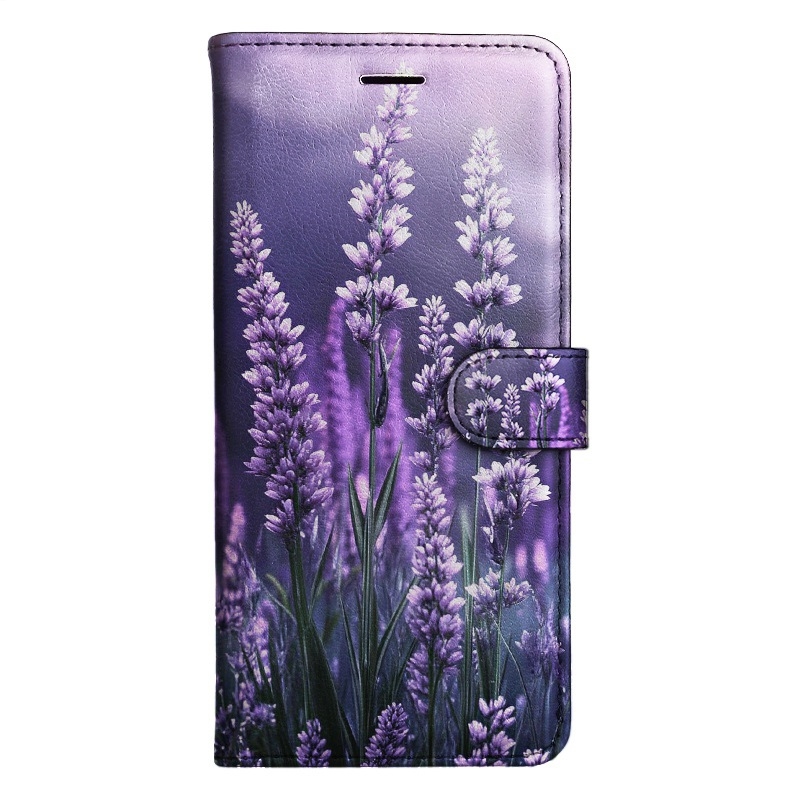TEMU Phone Case - Lavender Magnetic Flip Wallet Case Card Holder Stand Sutible For Note S8 S9 S10 10 S20 20 S21 S22 S23 S24 S25 S5 S6 S7 4 J5 J7 A5 8