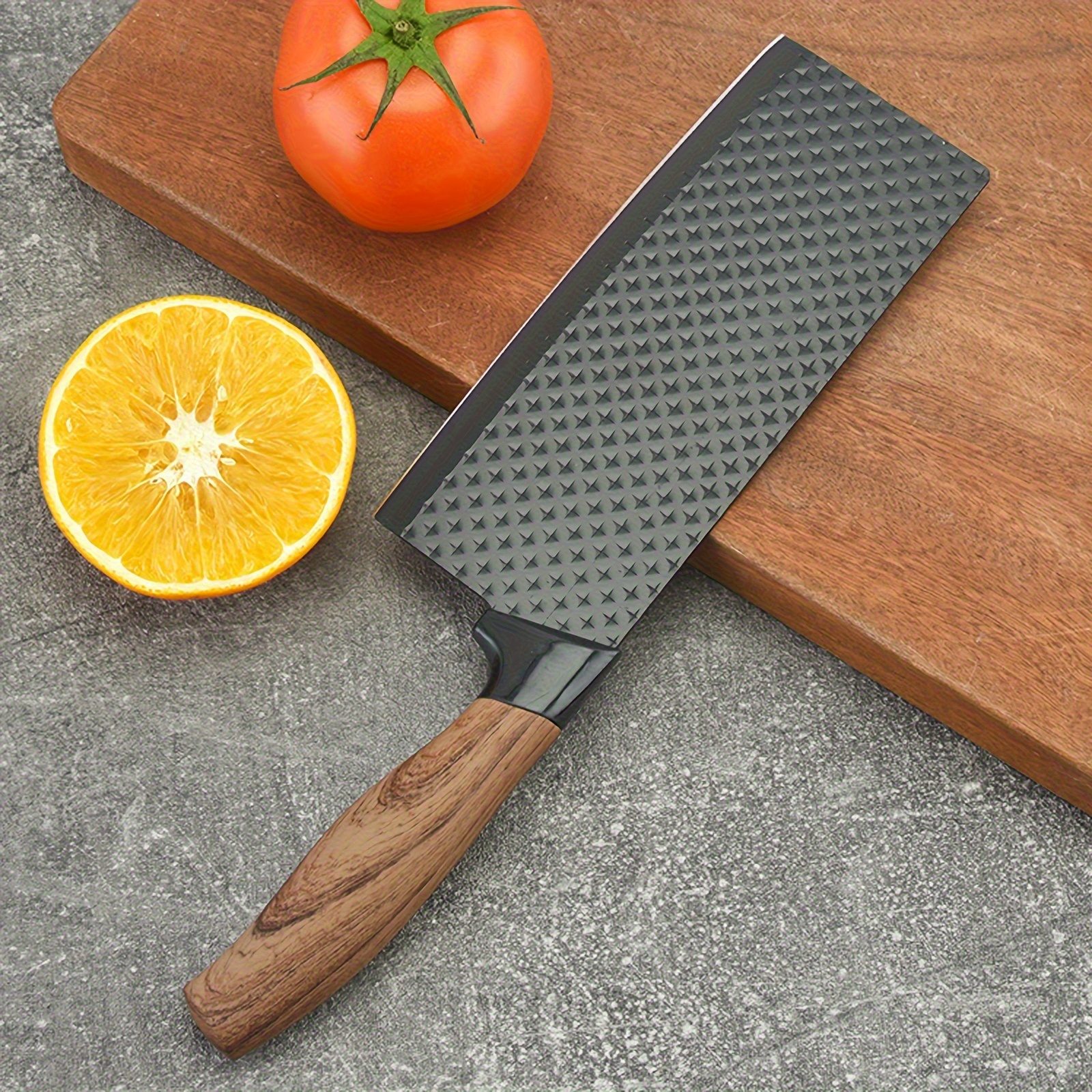 7pcs/6pcs Stainless Steel Kitchen Knife Set- Multi-purpose Knife, Including Watermelon and Fruit Knife, Chicken Bone Scissors- Essential Tools for Home and Restaurant Cooking, Perfect for Kitchen Accessories Gifts, Restaurant Essentials