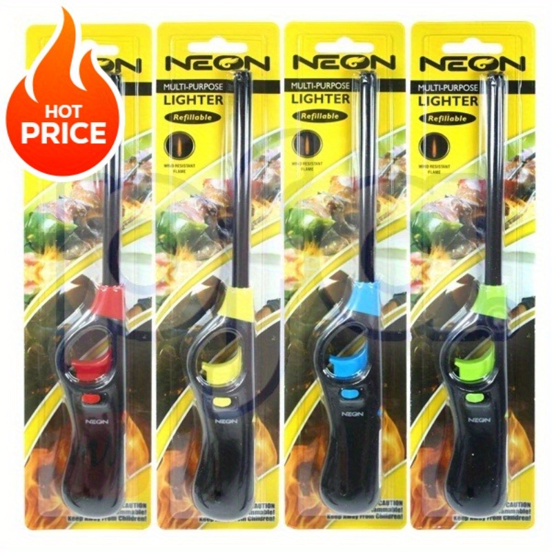   of a butane refill   used for a windproof safe and versatile lighter suitable for candles fireplaces campfires and barbecues butane not included without battery