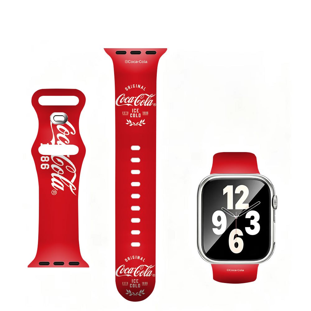 TEMU A - Licensed Soft Painted Pattern Smartwatch Band(38, 39, 40, 41mm)(42, 4, 44, 45, 46, 47, 48, 49mm) Band Suitable For Watch Se, 12, Ultra 12/3,