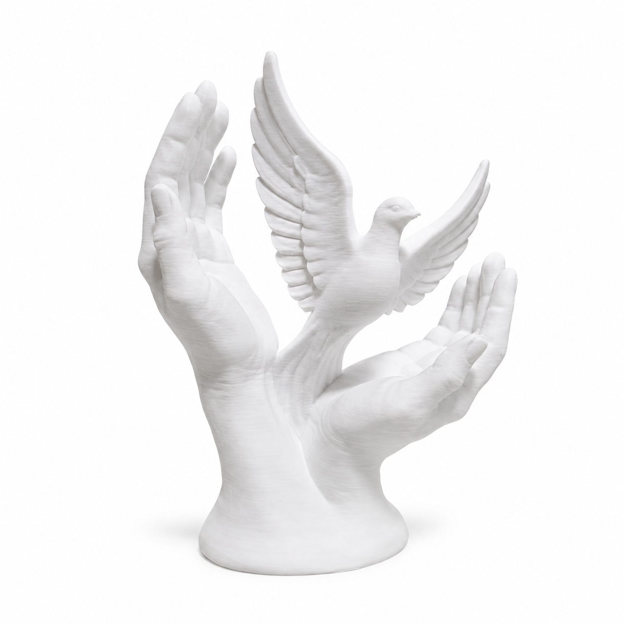 TEMU Statue de Mains Tenant une , Sculpture de Volante, Figurine de Paix, d' et de , Décoration Moderne pour Étagère de Bureau à Domicile, Cadeau