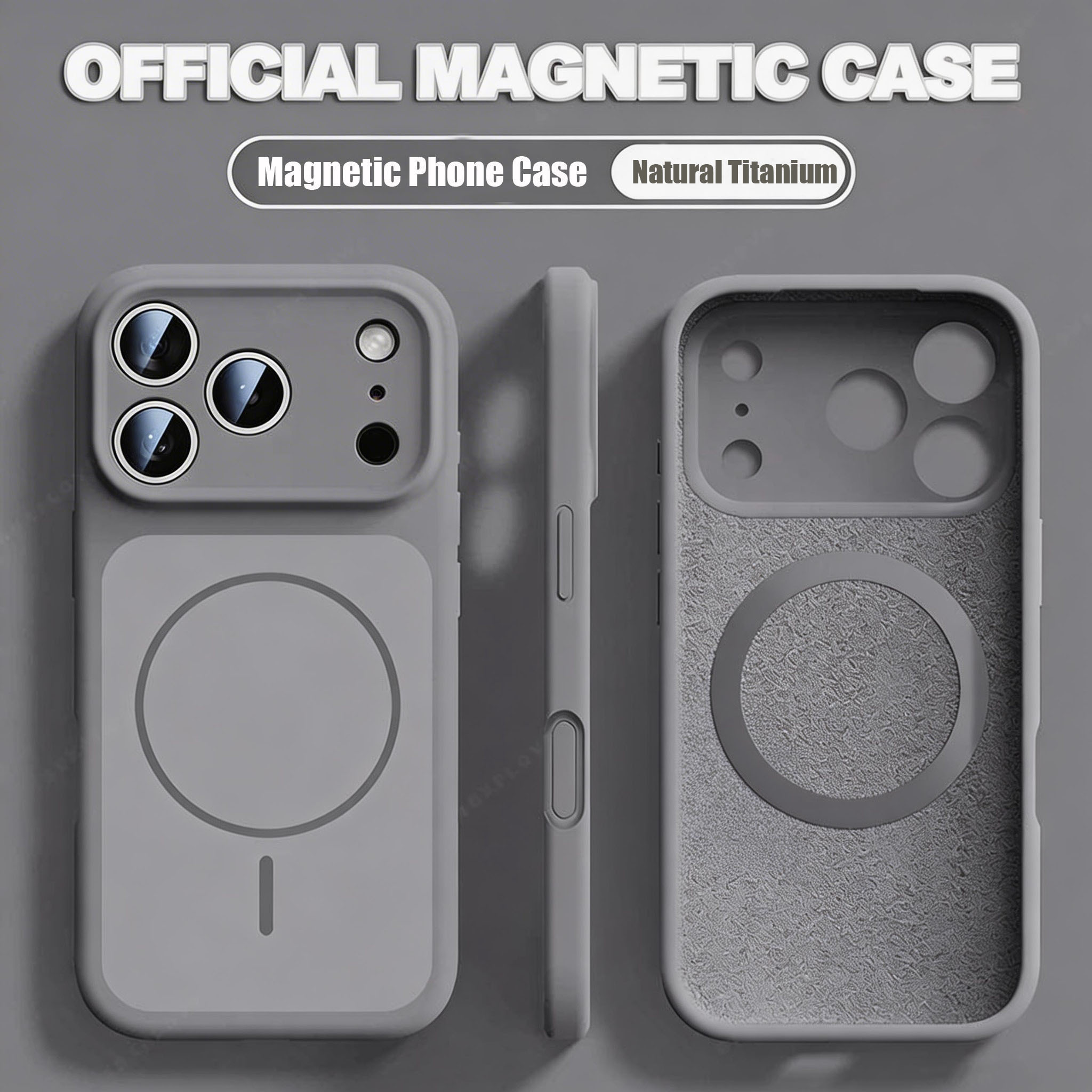 TEMU Phone Case: New Official Liquid Magnetic Phone Case For Iphone 18 Pro Max 18 Pro 17 Air Plus 13 17 Pro Max For Magnetic Shockproof Soft Cover,