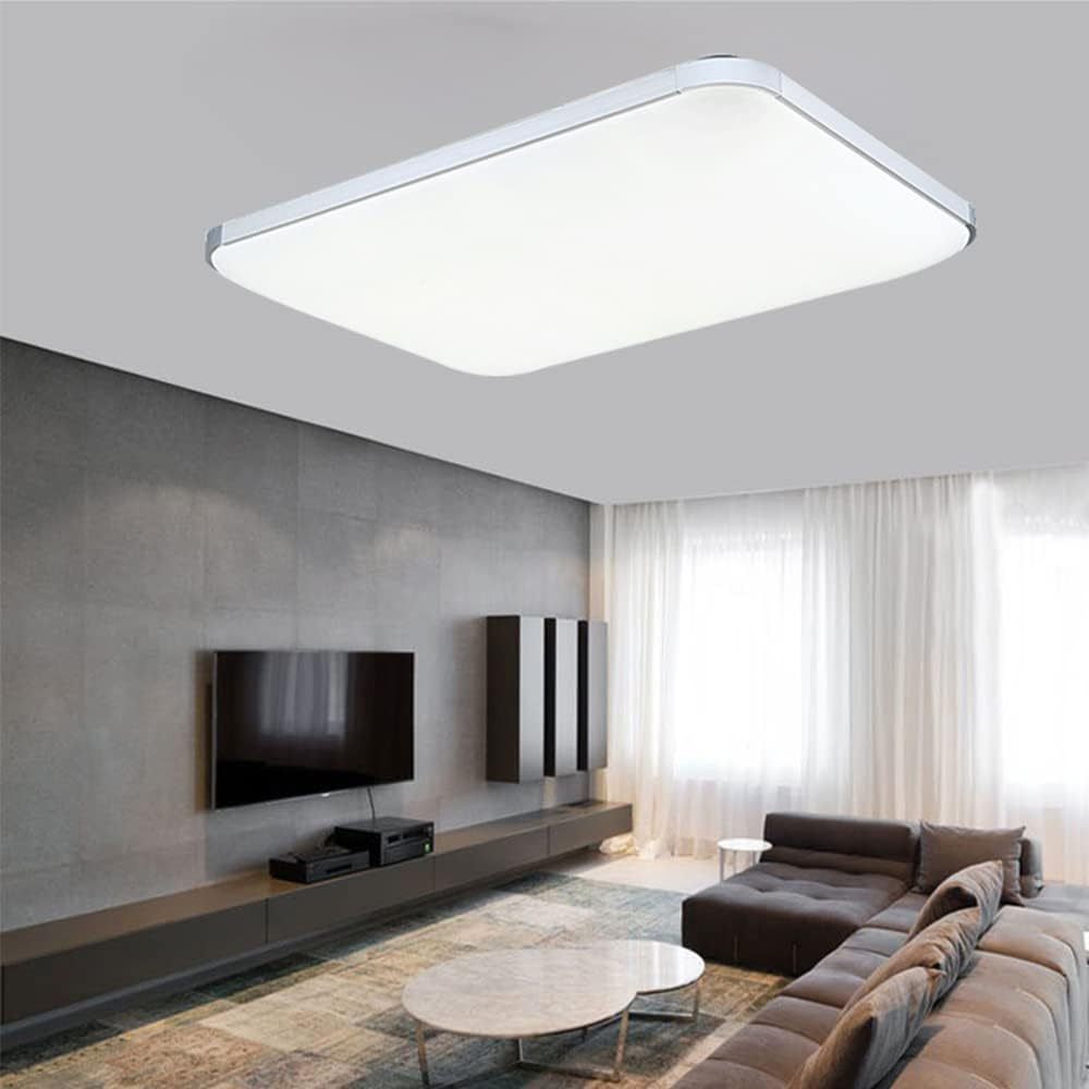 

[polished ] Elegant 72w Led Ceiling Light, 10cm , Dimmable Ambient Lighting - Ideal For Rooms, Bedrooms, Kitchens & , Pvc Material