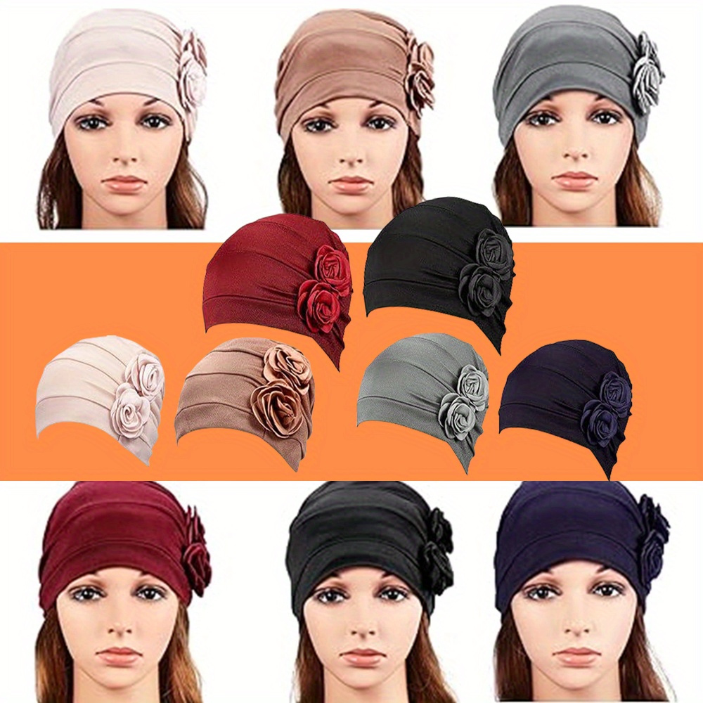 

6pcs Women's Turban Hat Turban Hat - 2 Turban Hat Turban Hat Hat Suitable For Loss