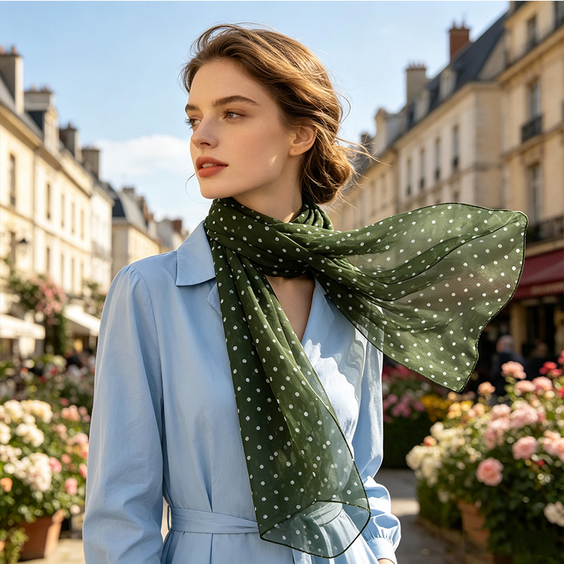 TEMU 1pc Shawl - Army Polka Dot Suitable For Bridal Wedding Church Head Covering, Elegant Mother's Day Gift, Versatile Formal Accessory For, Hand