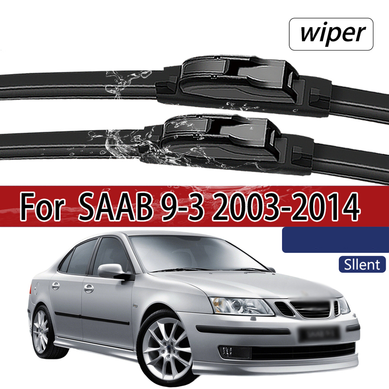 TEMU Lhd For 9-3 2003-2014 Front Windshield Wiper Blades 2pcs Windscreen Window