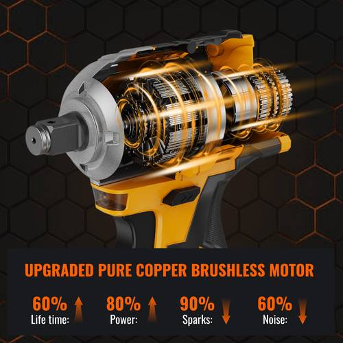1200+800 nm high torque 27-teiliges bürstenloses schlagschrauber-set mit zusatzteilen, kabelloser lithium-batterie-schrauber, optionales multifunktionales elektro-kit, ergonomischer griff, tragbares -werkzeug, für autoreparatur und haushaltswerkzeug-sets