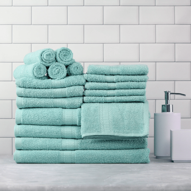 

18 100% Cotton Towel Set, 4 Bath Towels, 4 Hand Towels And 10 Face Towels, , Absorbent Towel Set For Bathrooms, Hotels, Spas And Gyms