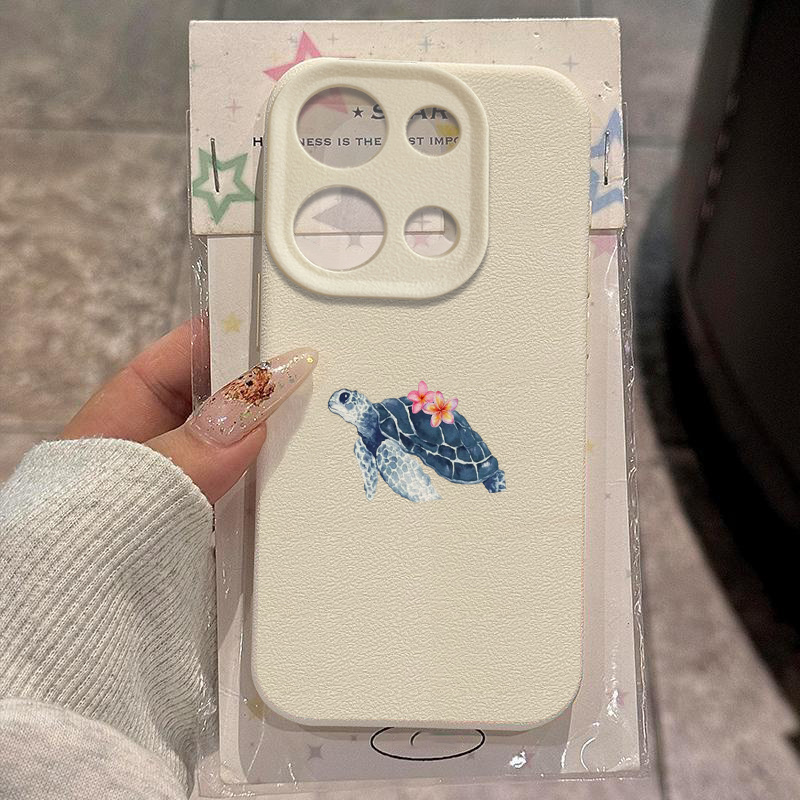 Trda TPU ovitek za telefon z vzorcem modre želve, primeren za Redmi Note 13 Pro, Note 10/10 Pro/10S/11/11 Pro/11S/12/8/9/9S/13 Pro+, Redmi