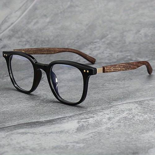 frame blue light glasses retro minimalist style suitable for men women casual decoration photo props