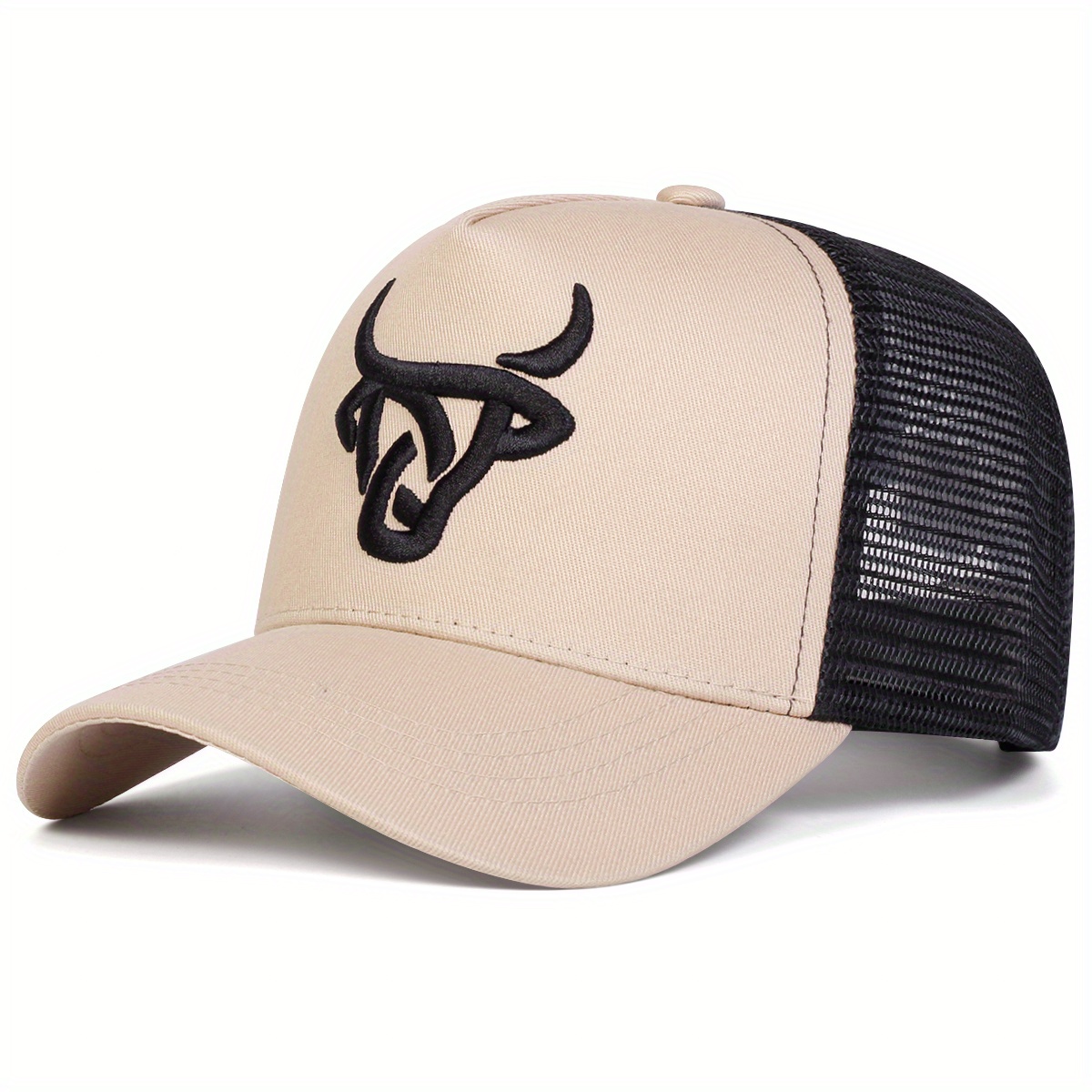 TEMU 1pc Men's Baseball Fashion Five-sided Hat Outdoor Adjustable Casual Hat For Spring And Autumn Travel Beach Vacation