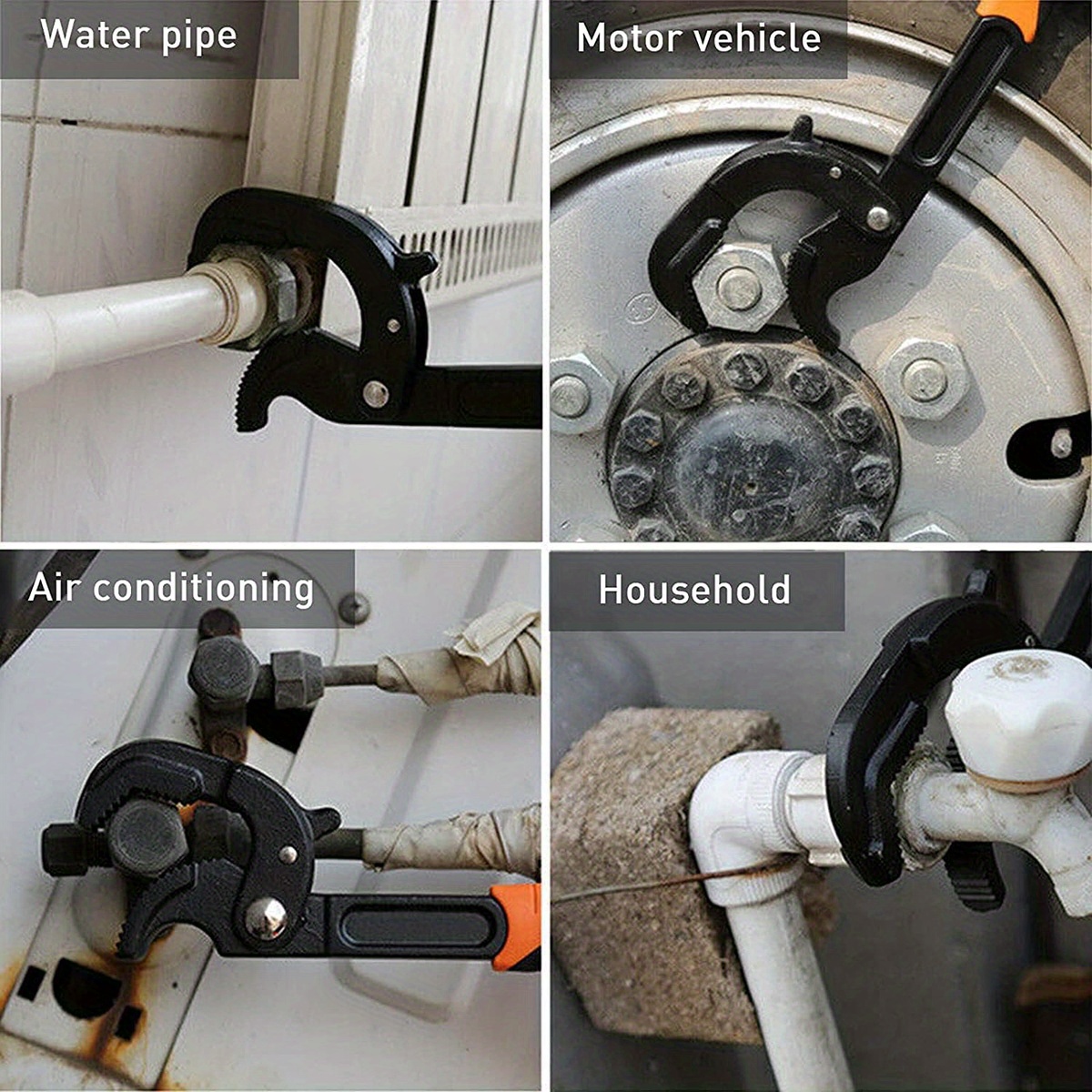Multi-Function Adjustable Spanner with Flexible Jaw