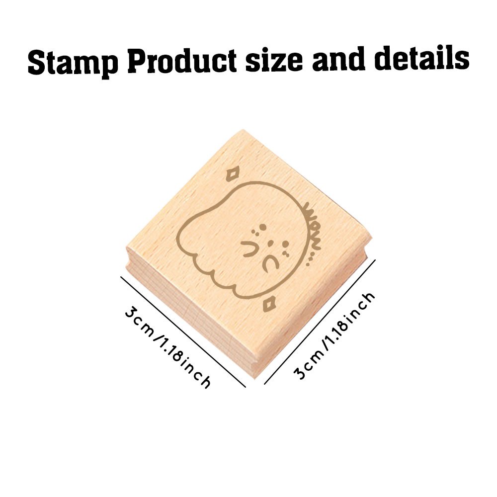 Wood Stamp for Journals and Scrapbooking