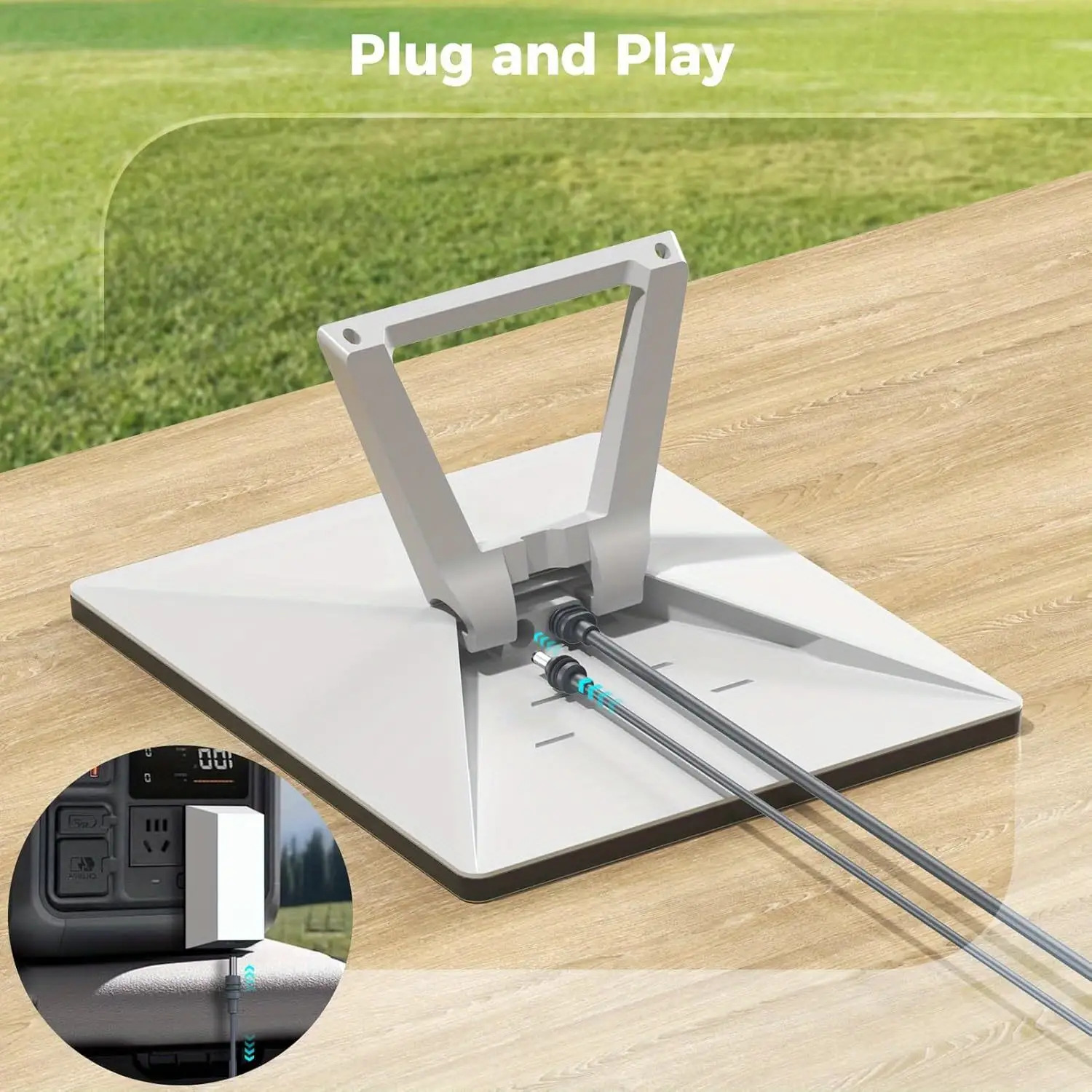 1pc Câble d'alimentation DC 5.5*2.1 vers DC 5.5*2.1 | Options de longueur de 1m, 3m ou 5m, Compatible avec Starlink, Convient pour une utilisation à domicile/industrielle/extérieure, Chargement USB, Noyau en cuivre étamé