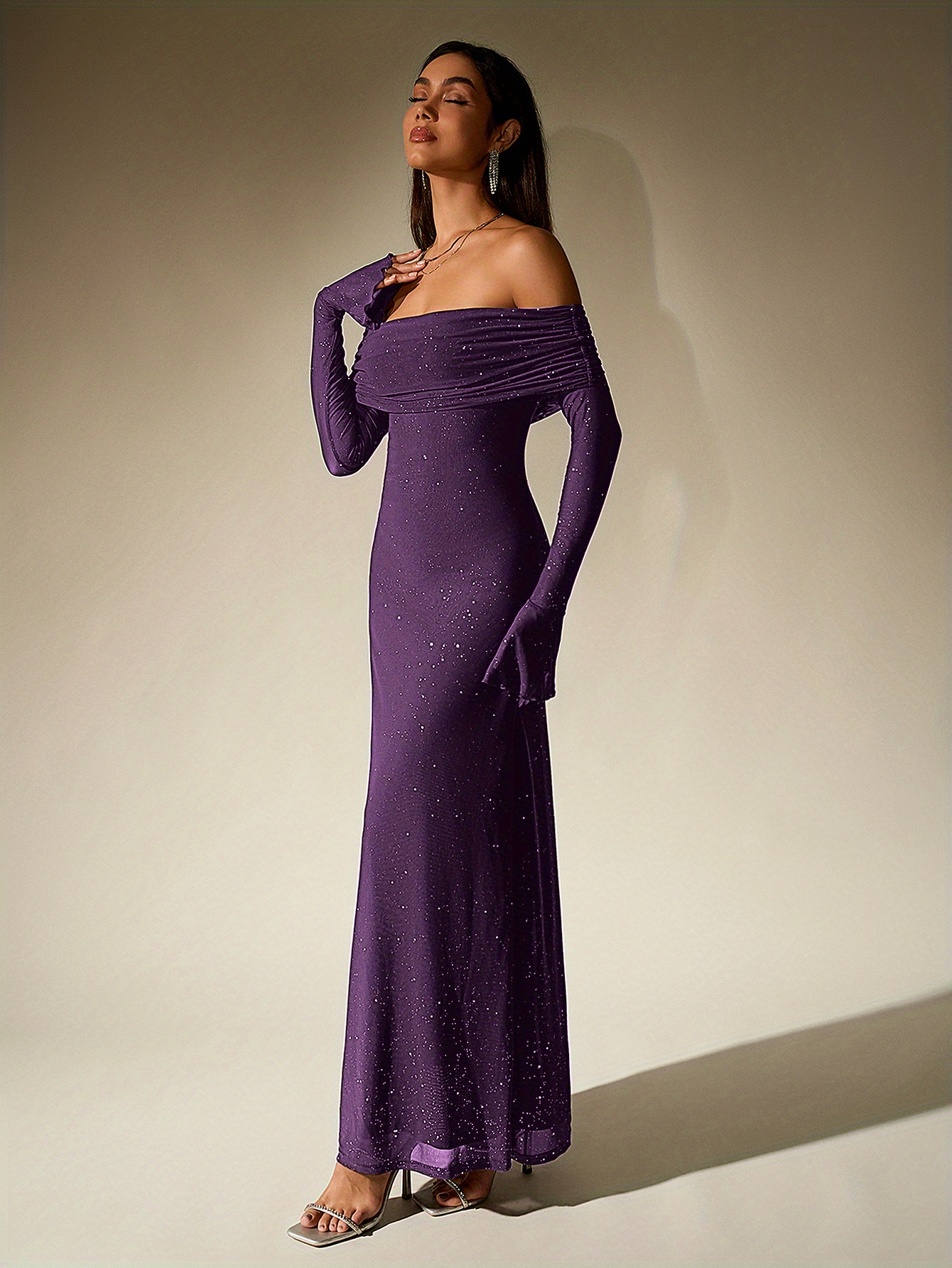 evening dresses with bell sleeves Pattern: Plus Size Dress with a Strap – Corset Academy main image 0