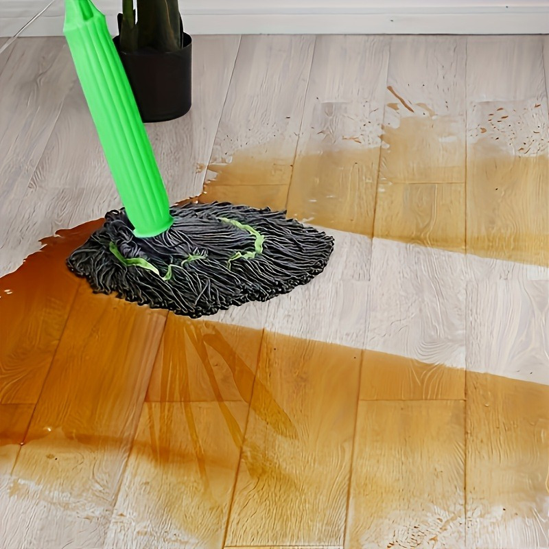 

Easy To Twist Revolving Mop Head-hand Wash-free, Wet And Dry, Suitable For Kitchen, Bedroom, Living Room And Bathroom