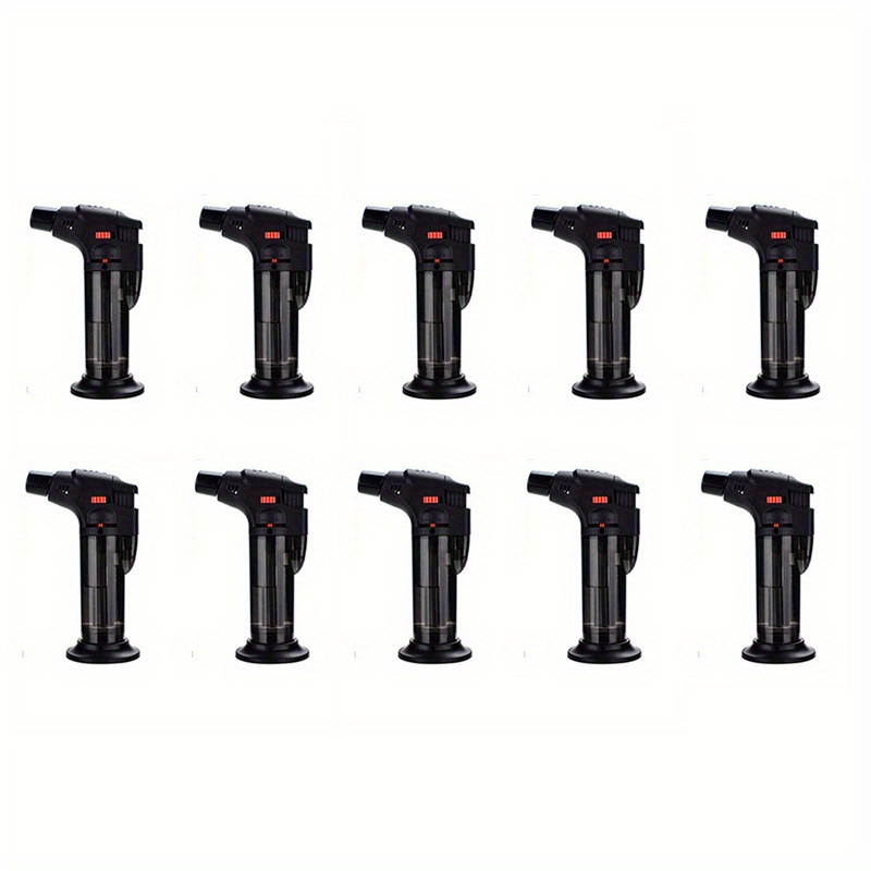 TEMU (butane Not Included)10pcs , Butane Refillable Lighter, Single Flame Windproof , Multi-functional Mini Gas Lighter, Suitable For Candles,