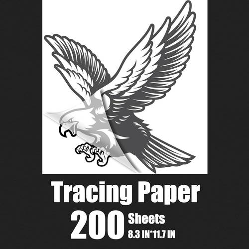 200pcs a4 size tracing paper white translucent sketching paper for artists calligraphy architecture transfer paper for pencil ink markers 8 5 x 11 5 inch