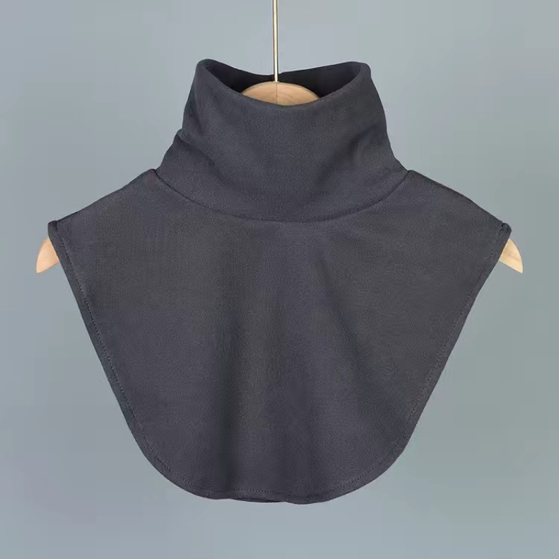 Image of Women's Winter Fleece Turtleneck Detachable Collar Thermal Neck Thermal Underwear Collar