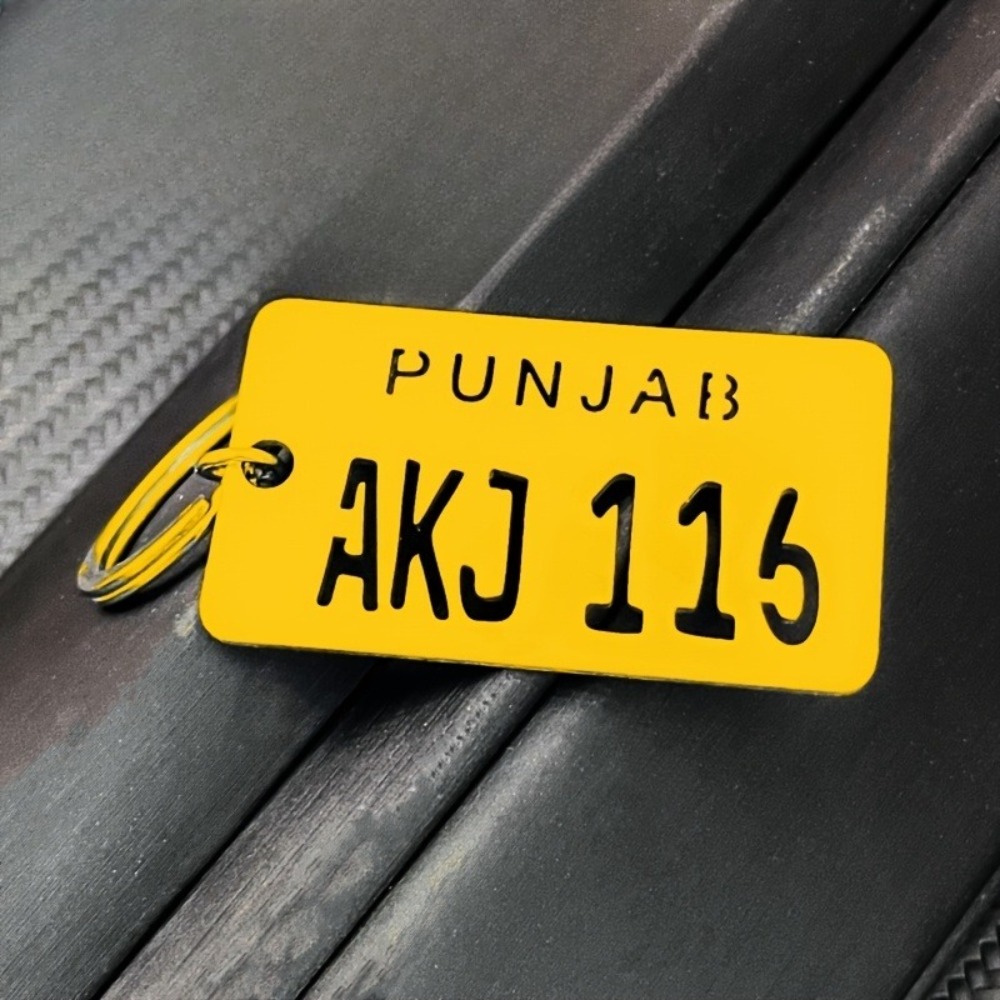 TEMU Custom Keychain - No Chain, Heavy-duty Vehicle Registration Ring - Ideal Gift For Driving Enthusiasts, Birthdays, Anniversaries, Christmas,