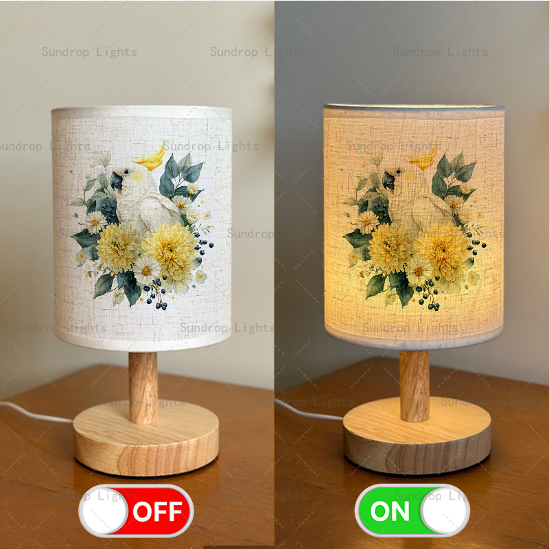 LED Fabric Desk Lamp for Bedroom & Office