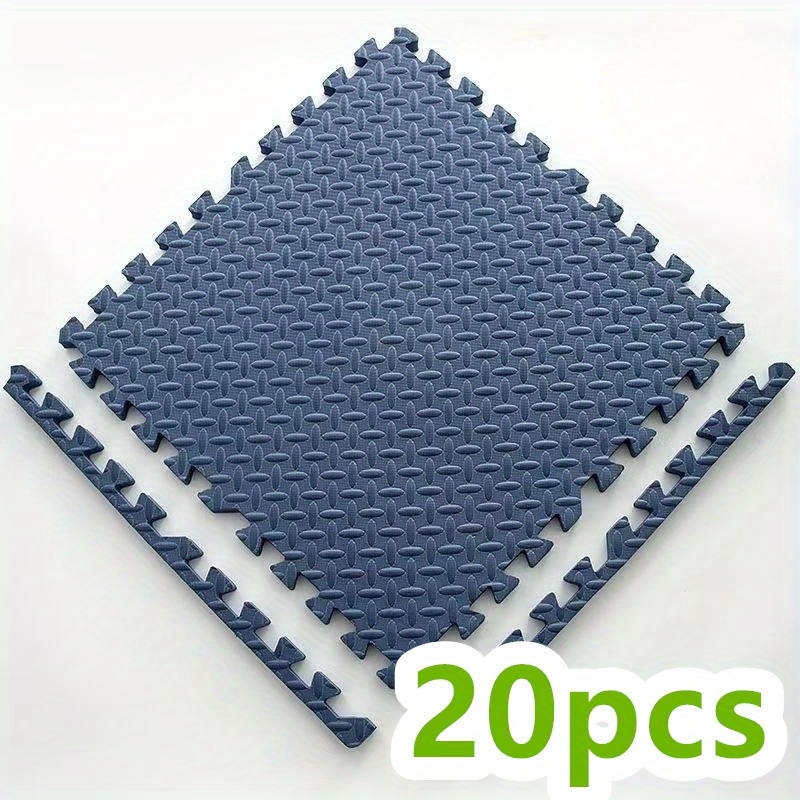 TEMU 20pcs High-elasticity Foam Mats | 60x60cm Thick 1.0cm Interlocking Fitness Mats, Professional Yoga And Pilates Mat, Non-slip Exercise Floor Mat,