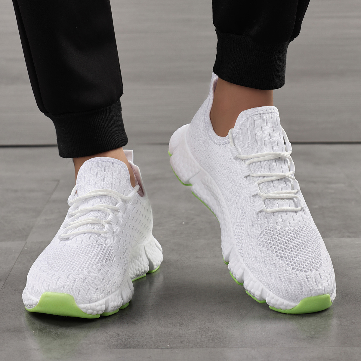 TEMU Men's Wide Fit Lightweight Casual Sneakers, Outdoor Wear, Day Hiking, Men's Casual Running Shoes, Sports Casual Shoes, Mesh Tennis Shoes
