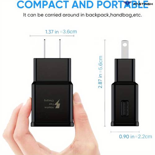 2pcs braided micro usb cable 10ft long fast charging wall adapter us for samsung android for google