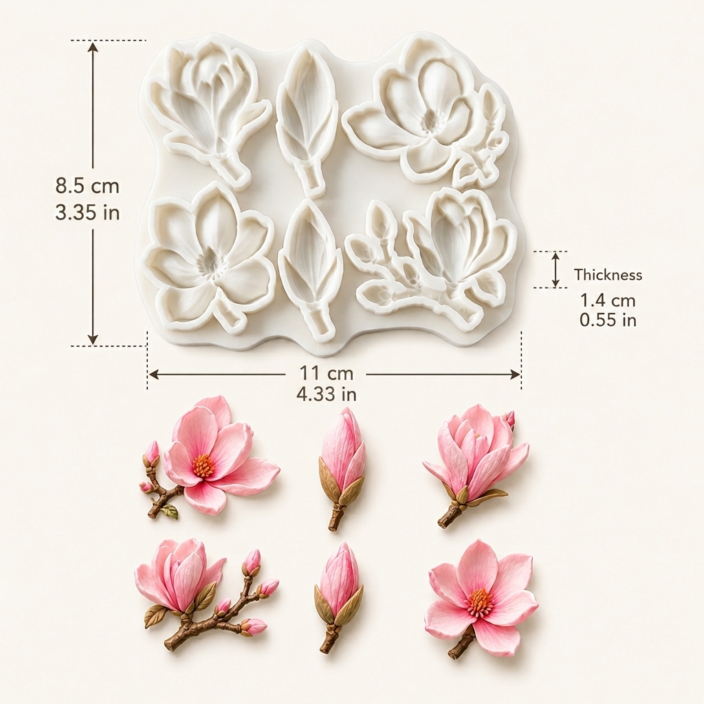 TEMU Silicone Resin Mold, Clay Molds For Resin Crafts, Gypsum, Soap, Wax, Clay, Home Decor & Handmade Gift Making