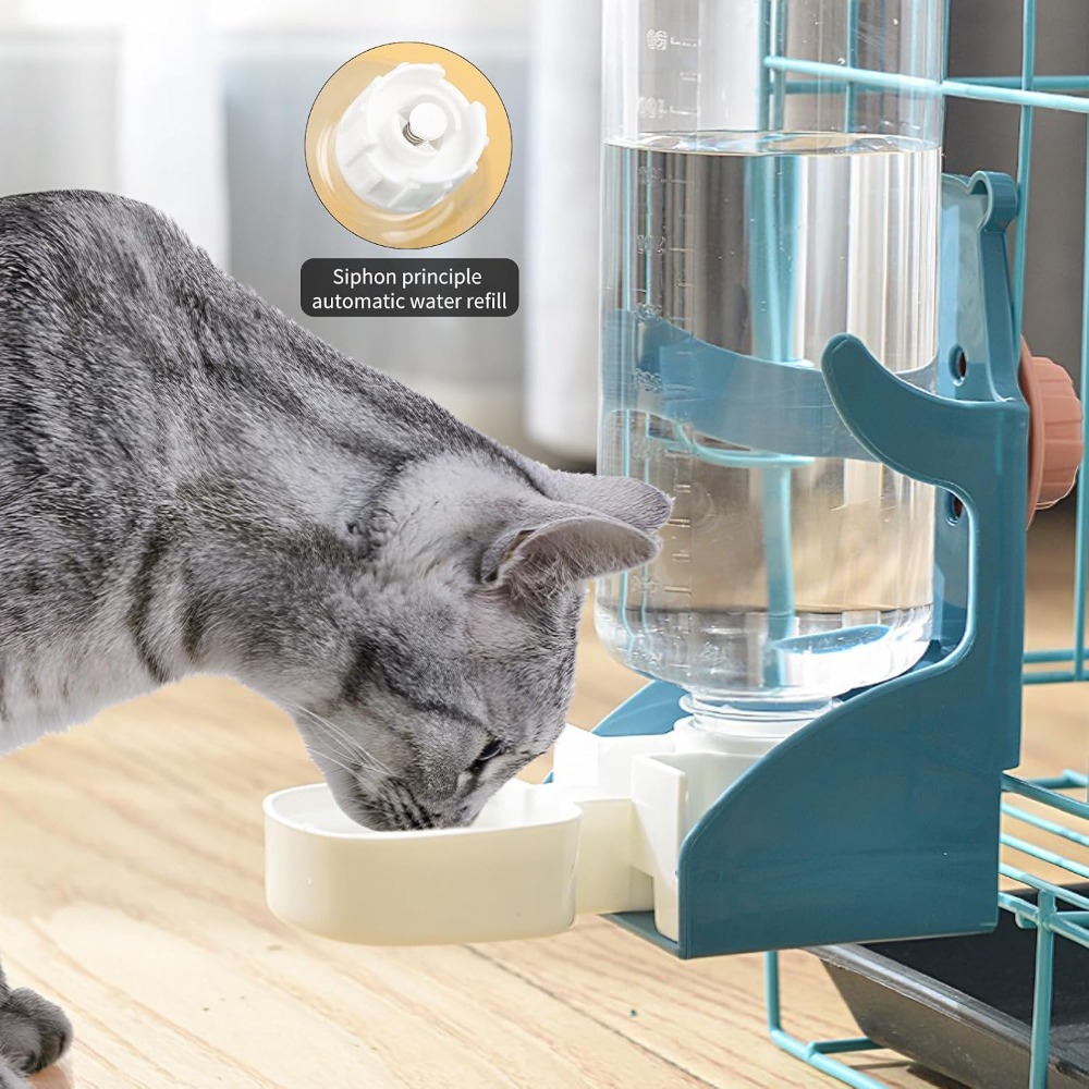 2pcs Hanging Automatic Water Dispenser for Small Animals