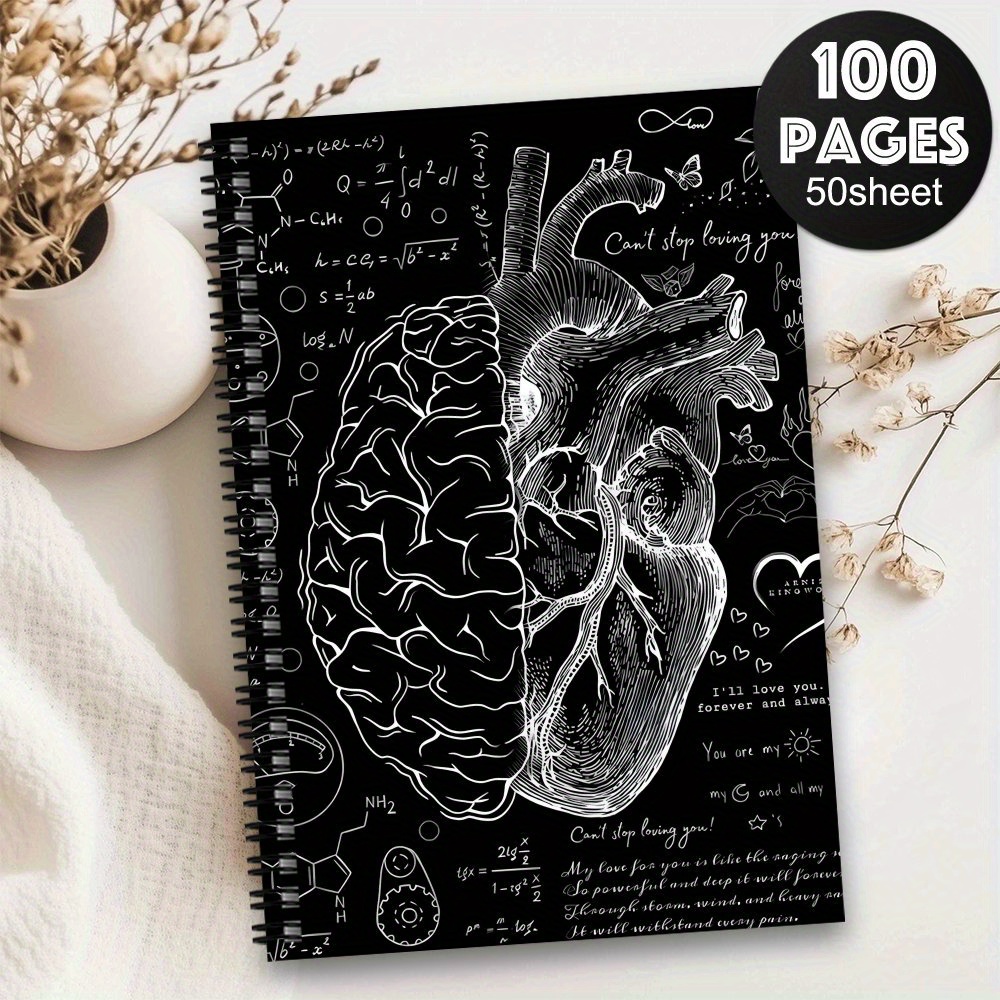 TEMU 1pc Aesthetic Nurse Spiral Notebook - Retro Medical Student , Nurse Appreciation Gifts, Nursing Supplies For Work - Personal Organizer, Nursing