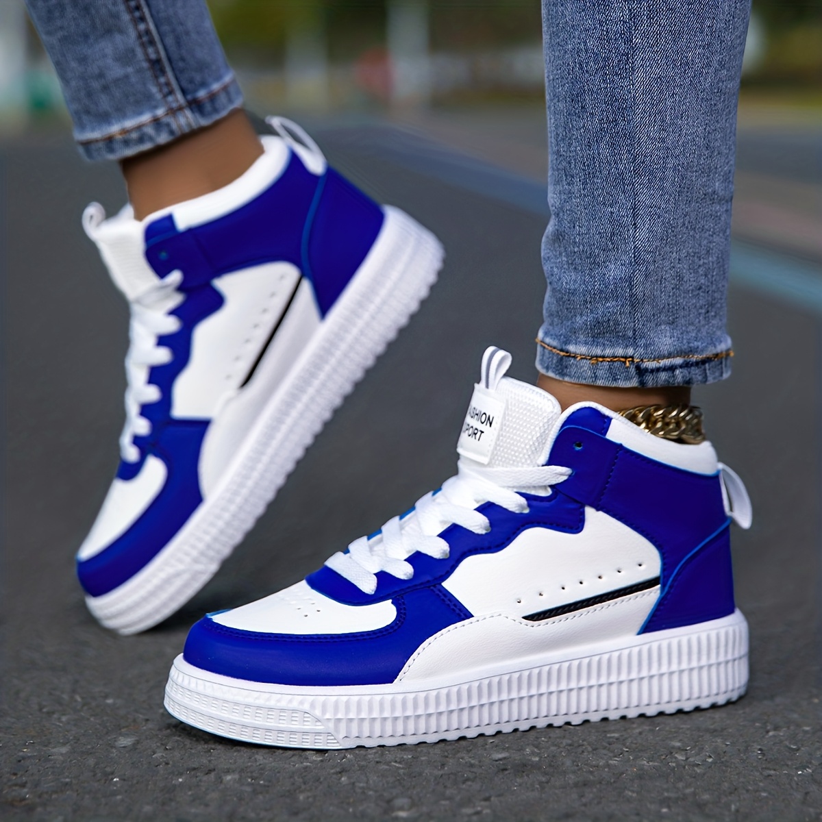 Men's & Women's High-Top Sneakers, Platform Shoes
