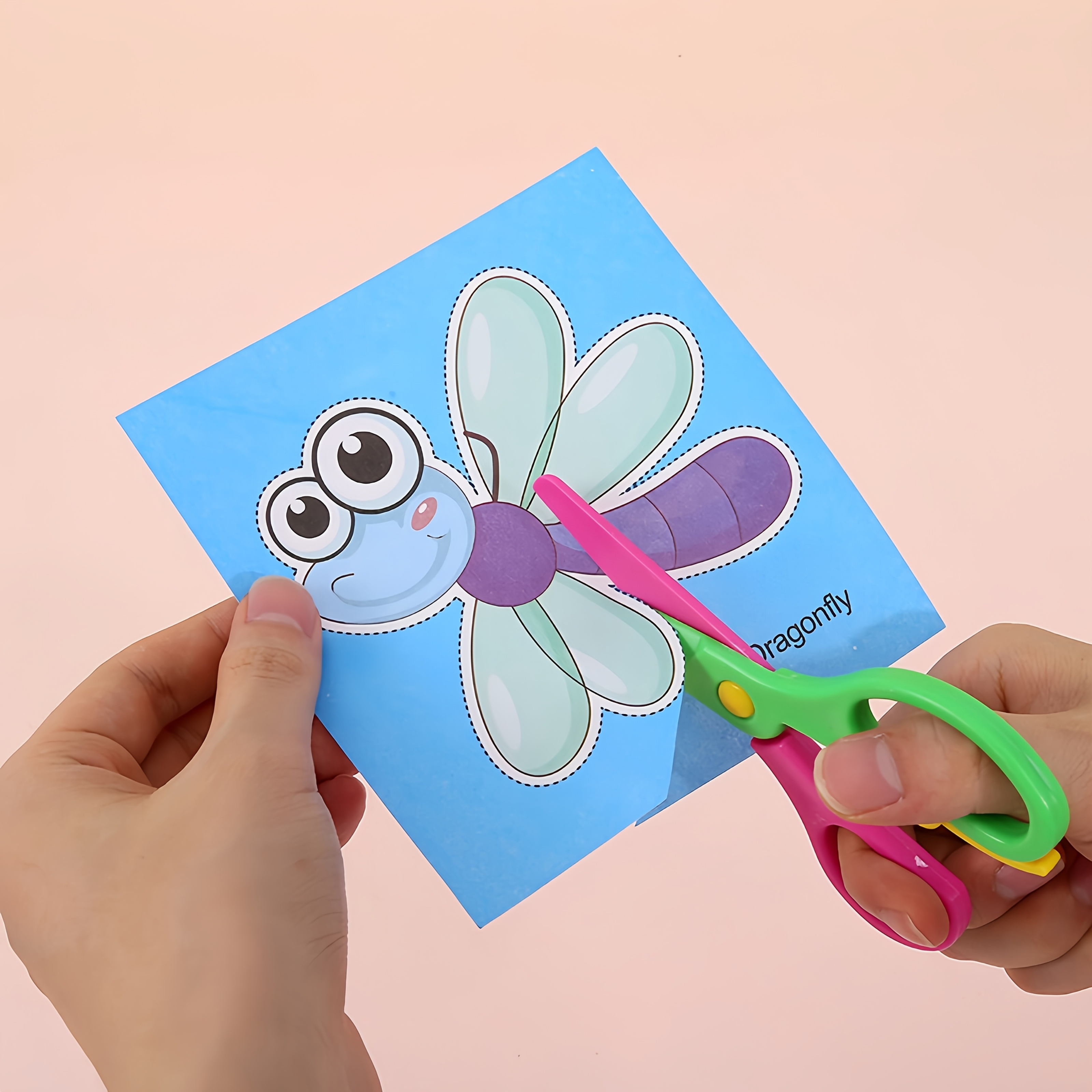 48/96pcs Fun Paper Cutting Set, Paper Art, Scissors Skills Activity Paper Cutting Book, Includes a Safe Scissors Craft Kit