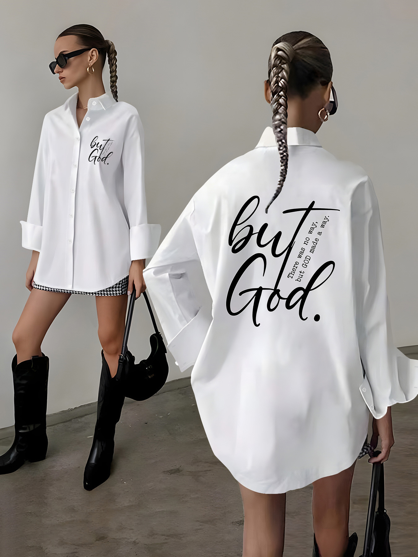 Womens Color Matching Casual Retro Popular
