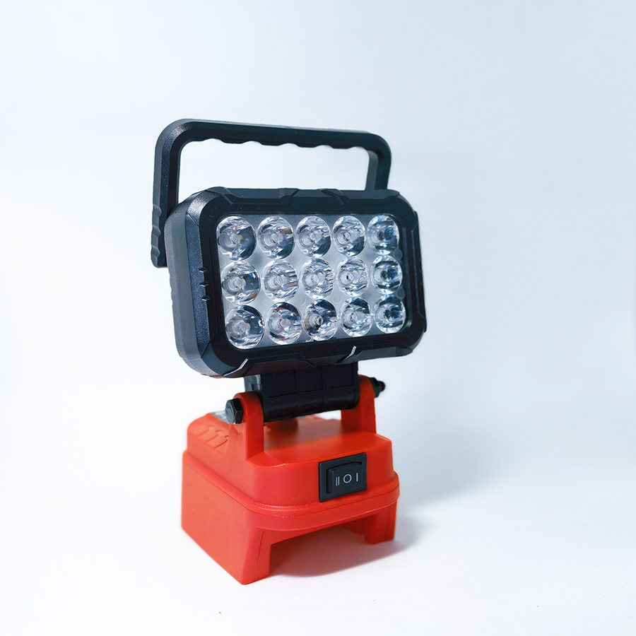 TEMU Ip54 Light, Compatible With Miw@ 18v Batteries, Emergency Work Light, 2 Brightness Settings, Dual Usb Charging Ports, Portable For Camping, Car