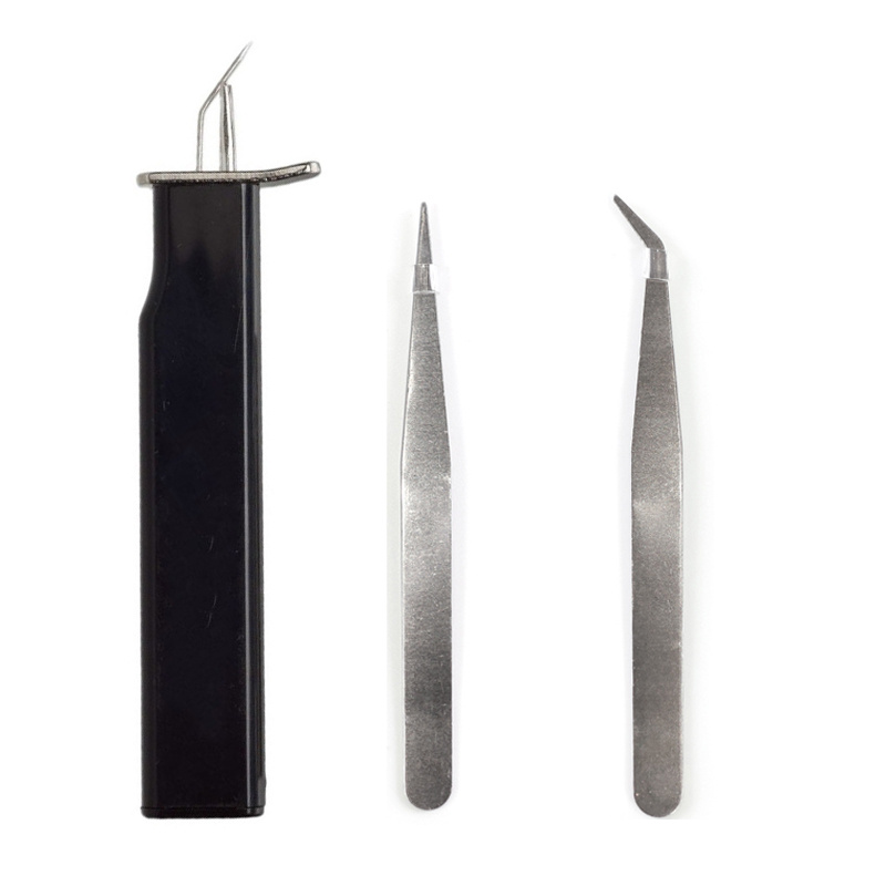 TEMU Lot de 3 outils de nouage pour perles à soi- avec outil de nouage sécurisé, adaptés à l'enfilage de perles artificielles, éparses, à la