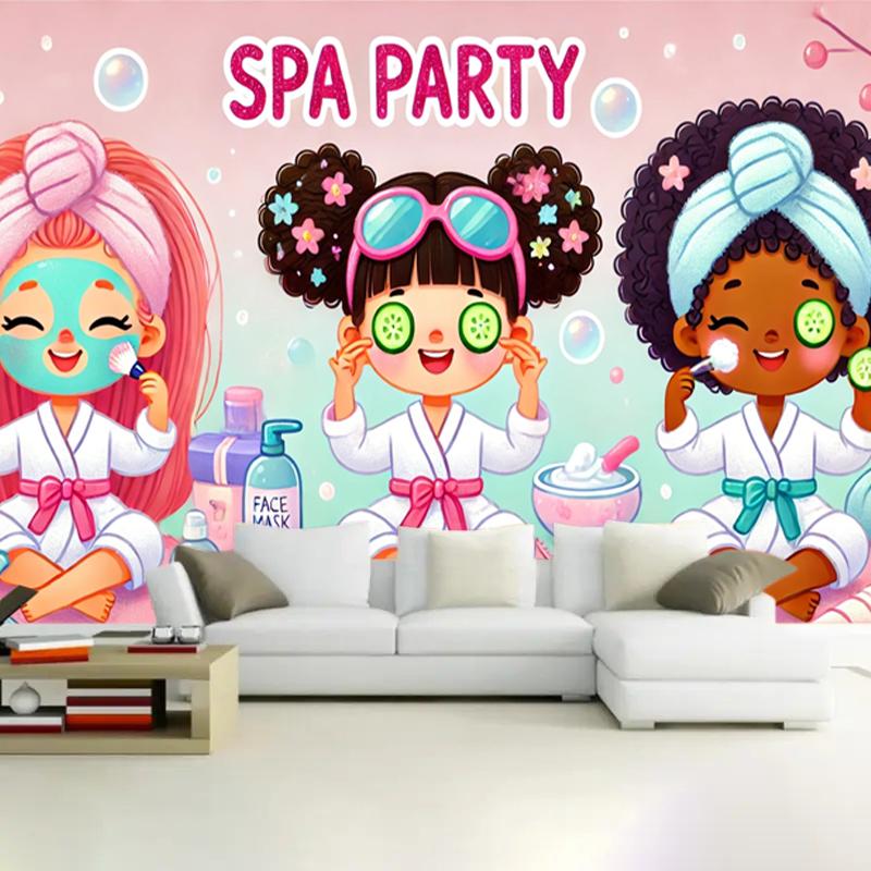 Spa-Party Banner Set Von Unique Party – 2 Stück, Perfekt Für Mädelsabend Oder Übernachtungsparty