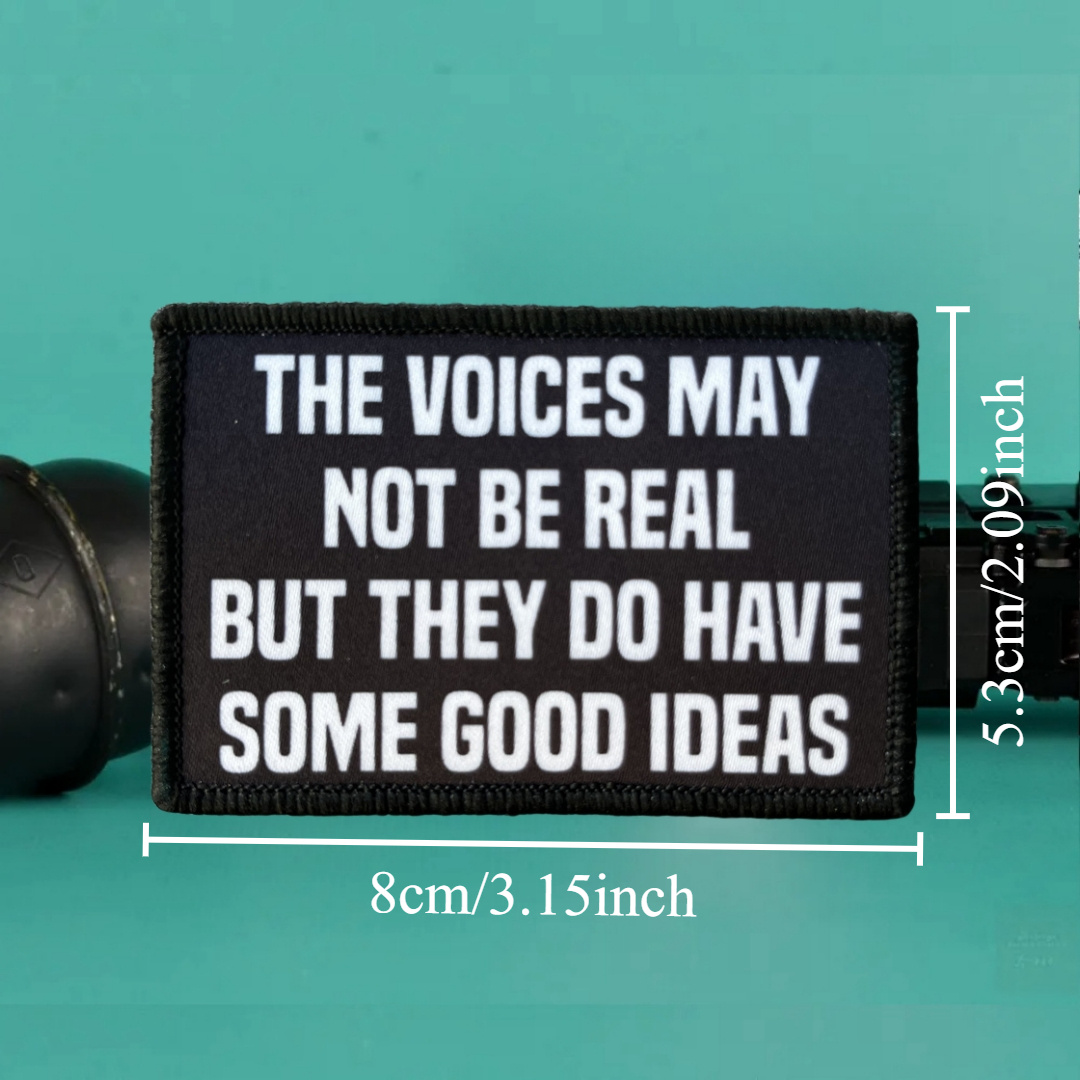 Temu Morale Taktiska MäRken Med 'The In My ' FöR KläDer Och UtomhusryggsäCkar, Designade Som Stickers-image