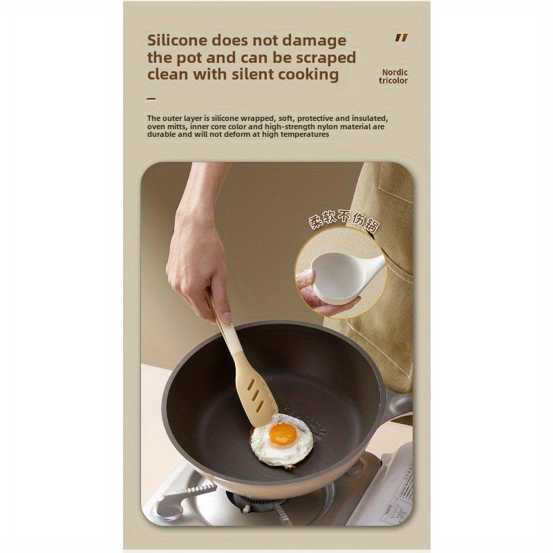 silicone clip detachable kitchen grilling tongs steak flipping tongs heat resistant high temperature   one tongs and noodle clip Product details 10