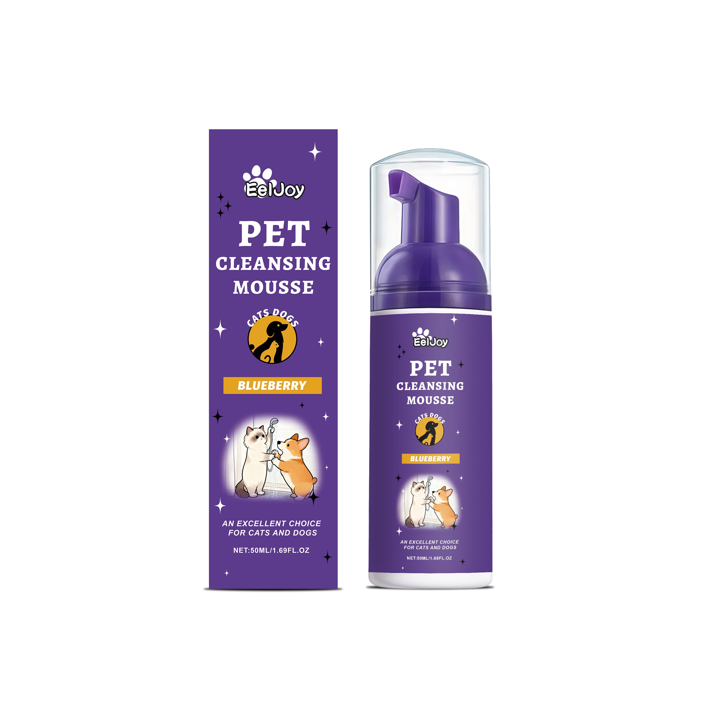 Image of Long-haired Dog Special Anti-knot Smooth Dog Bath Shampoo Moisturizes And Improves Frizz, And Gentle Formula Makes Hair Smooth And Shiny, Bid Farewell To Hair Knot Troubles