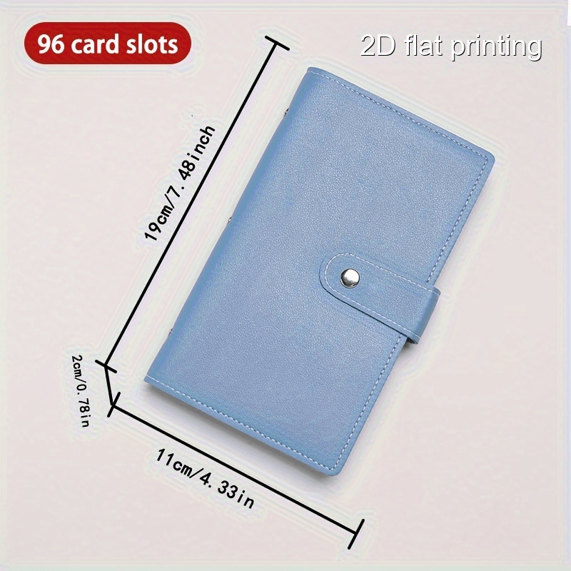 26 Card Slots PU Leather Credit Card Storage Bag Unisex Simple Texture Multi-card Slot Card Bag Coin Purse