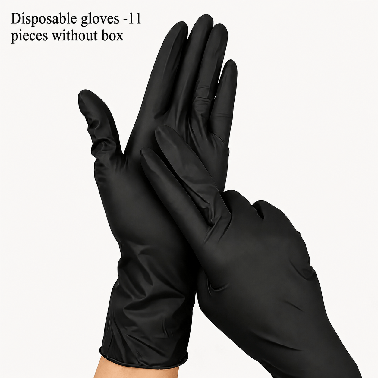 Image of Black Disposable Gloves, Suitable For Home Cleaning, Pet Care, Car Repair, And Other Uses - Dust-free And -free, In 4 Sizes: S/m/l/xl, Stylish Household Cleaning Gloves