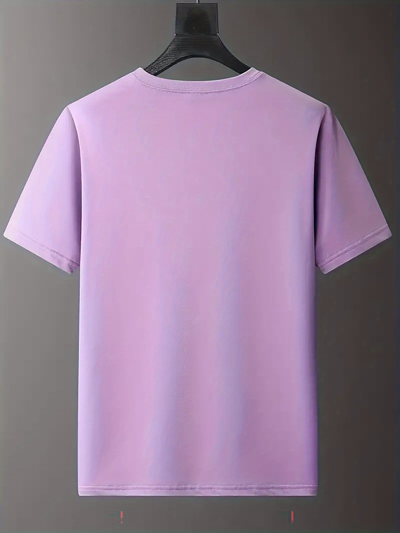 Men's casual and fashionable minimalist lines - C-Calvin printed T-shirt, round neck comfortable polyester fabric, suitable for daily wear as fashionable streetwear, Men's clothing