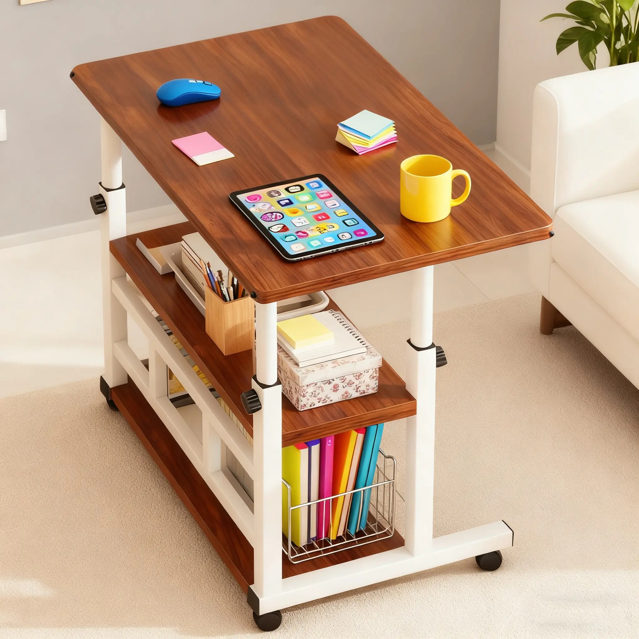 Heavy-Duty Adjustable Height Drafting Table