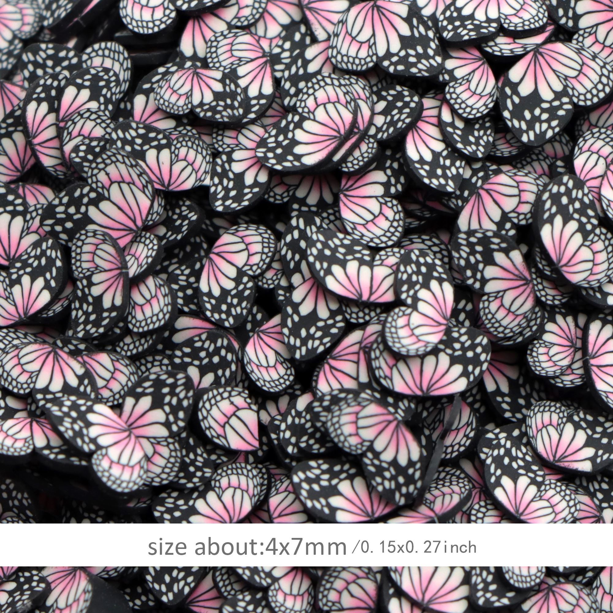 TEMU 10g/pack Shaped - Polymer Clay Slices 4x7mm Shaped Cute Shape Slices- Perfect For Phone Cases & Festive Nail Art, Nail Art And Other Handmade