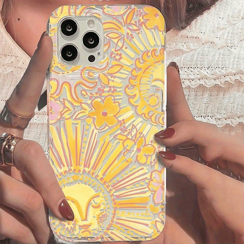 TEMU Phone Case: Print Transparent Anti-drop Tpu Phone Case, Suitable For Iphone 16 15 14 13 12 11 Xs Xr X 8 7 Plus Pro , Easter Gift, Birthday,