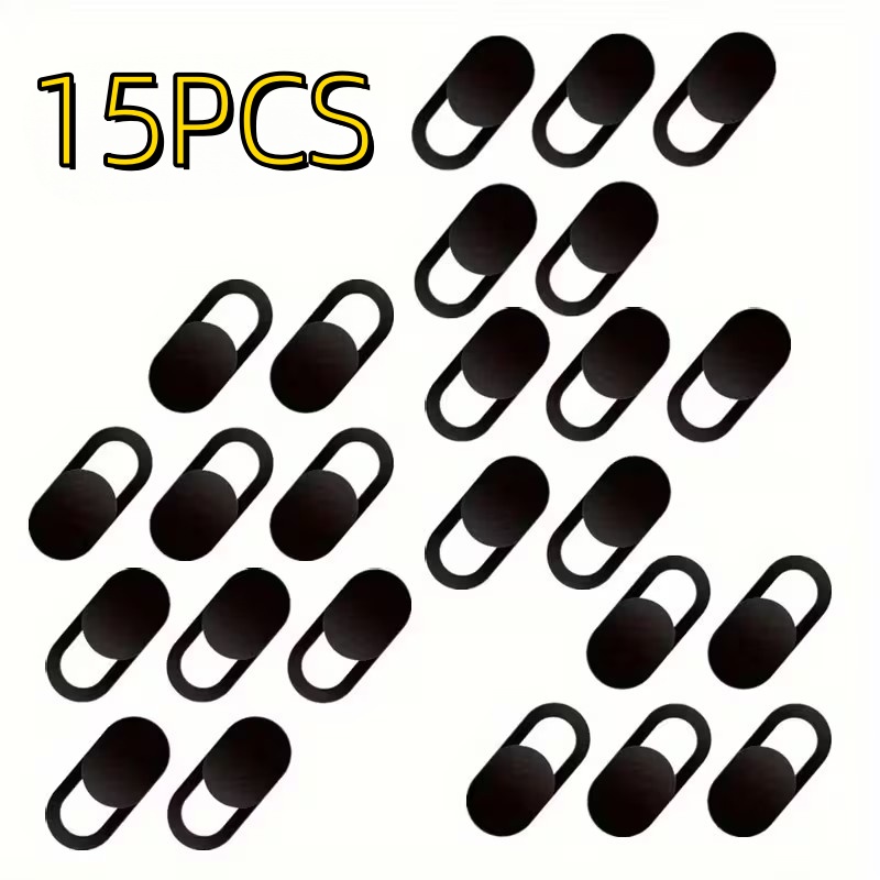 TEMU [mobile Phone Lens Cover] 15pcs Mobile Phone Cover Camera Cover Metal Blocking Sticker Webcam Cover Privacy Cover