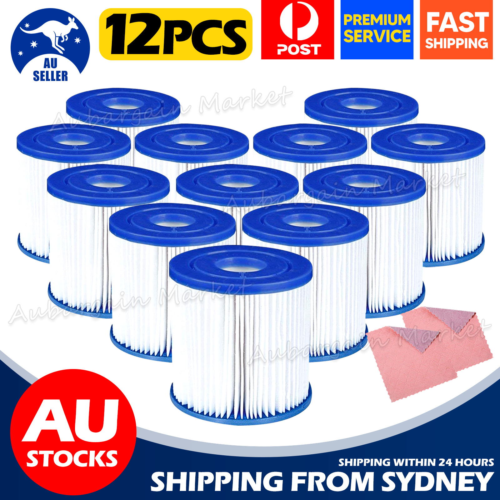 TEMU 12x Filter Cartridge Size Vi 58323 | Replacement Cartridge, Polyethylene Terephthalate Material