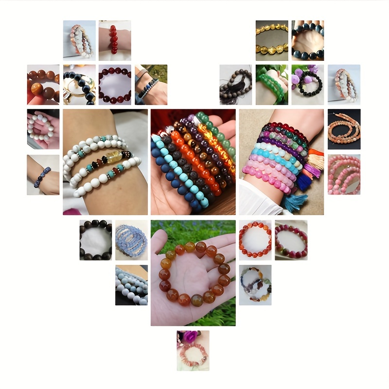 Natural Stone Beads Irregular Agate Multicolor Loose Beads Set